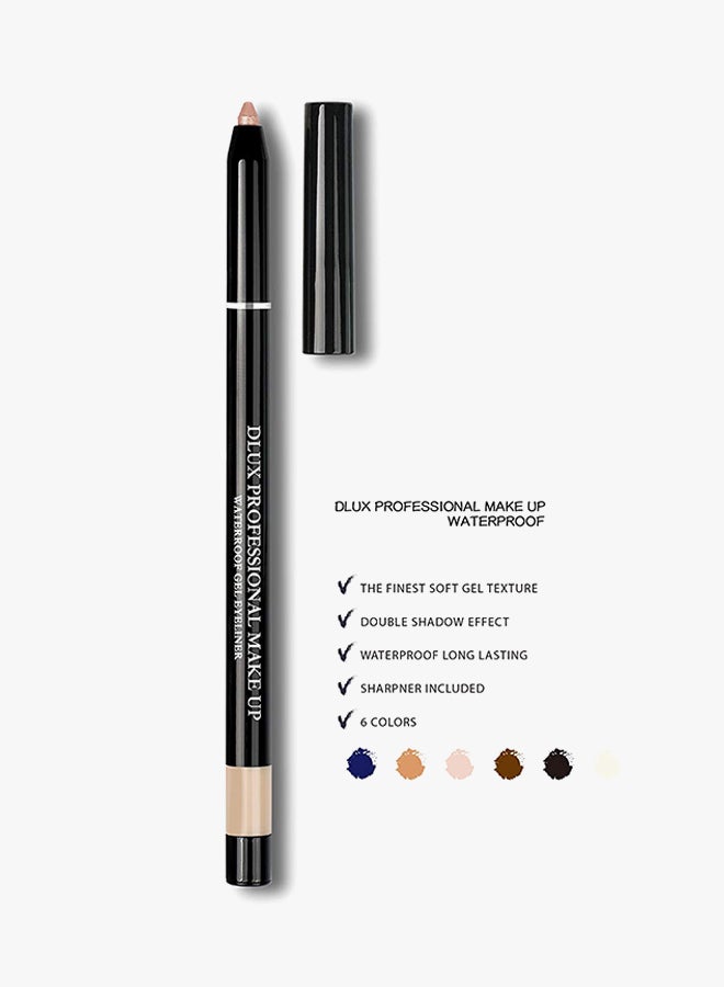 DLUX PROFESSIONAL Waterproof All Day Eyeliner Brown - Image 3