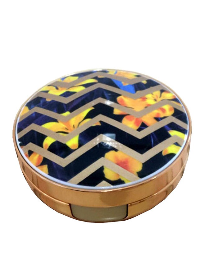 Empty Portable Air Cushion Foundation Makeup Powder Puff Container Brown