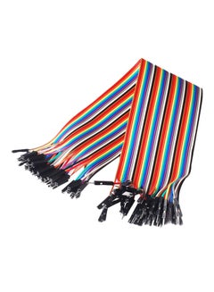 Arduino 40-Piece Male To Male Wire Cable Set Multicolour 