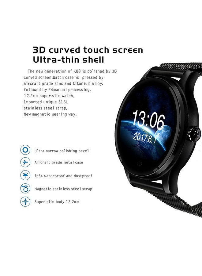 Generic - K88 Smartwatch Black - Image 1