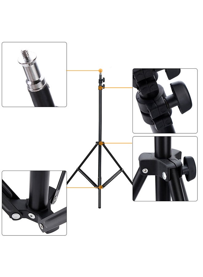 Photo Studio Tripod Stand Black - Image 4