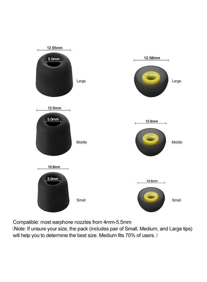 6-Pair Replacement Earbud Black - v1548266843/N20102332A_2