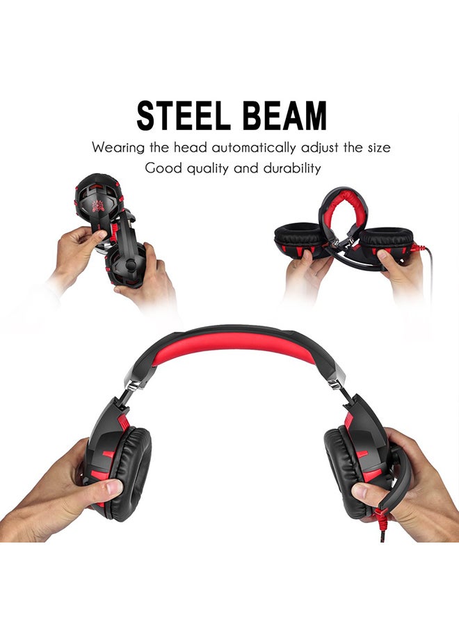 onikuma K2 Over-Ear Gaming Wired Headset With Mic For PS4/PS5/XOne/XSeries/NSwitch/PC - Image 4