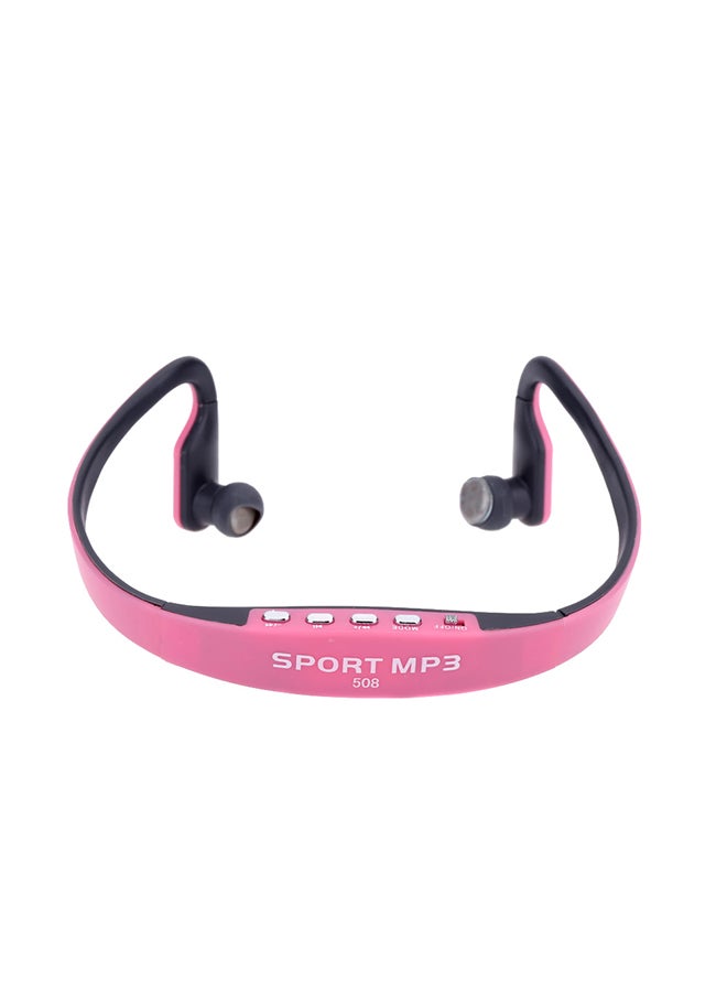 Sport Wireless Headset Pink/Grey  - Image 3