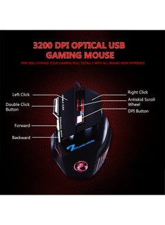Generic Wired Optical Gaming Mouse Black  - Image 5