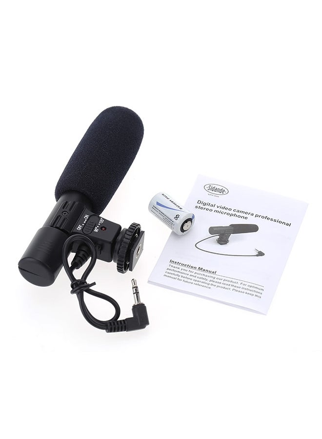 Sidande Universal Stereo Microphone D3201 Black - Image 2