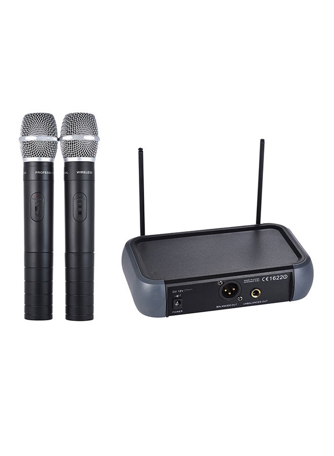 Wireless Microphone System With 2 Microphones And 1 Receiver I3102US Black - Image 1