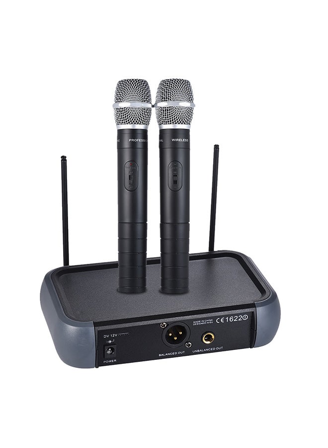 Wireless Microphone System With 2 Microphones And 1 Receiver I3102US Black - Image 4