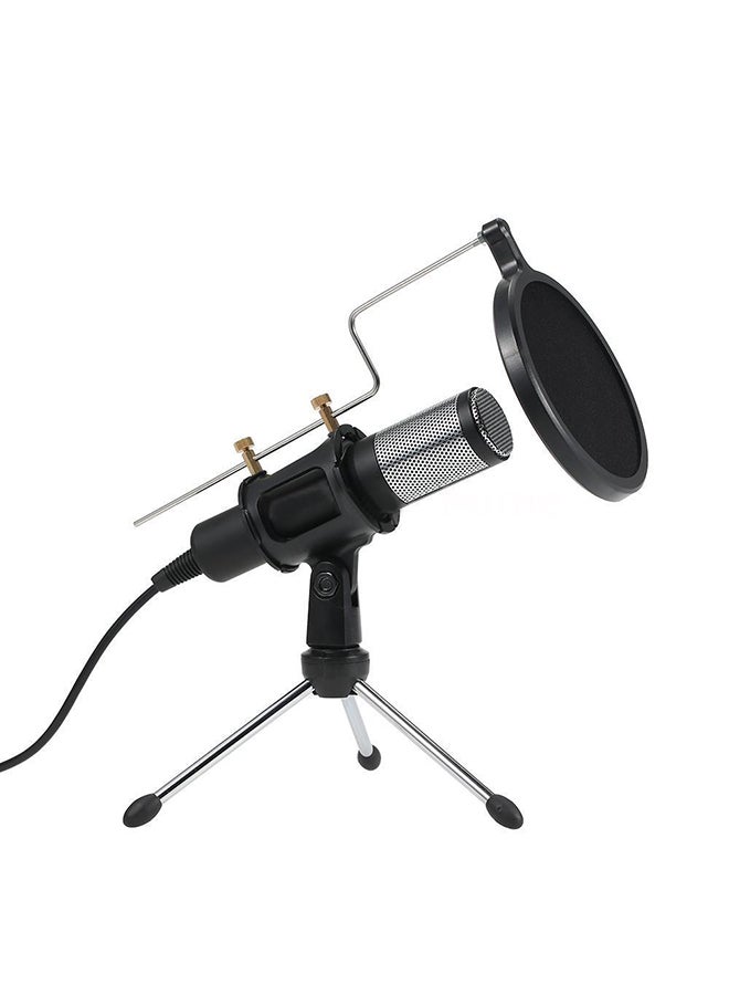 Generic - Microphone Condenser With Stand C4806 Black - Image 1