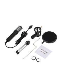 Generic Microphone Condenser With Stand C4806 Black  - Image 5