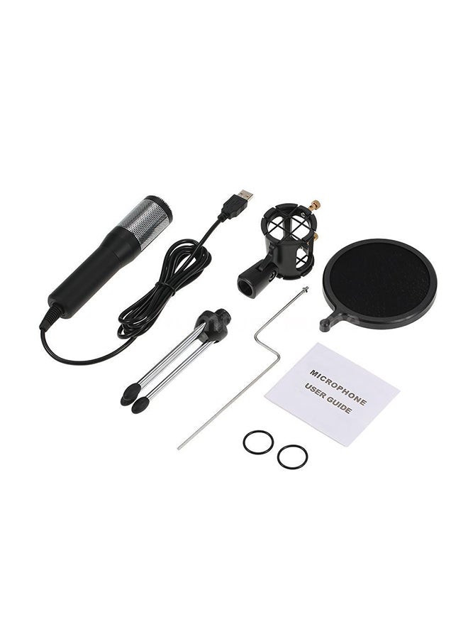 Generic - Microphone Condenser With Stand C4806 Black - Image 1