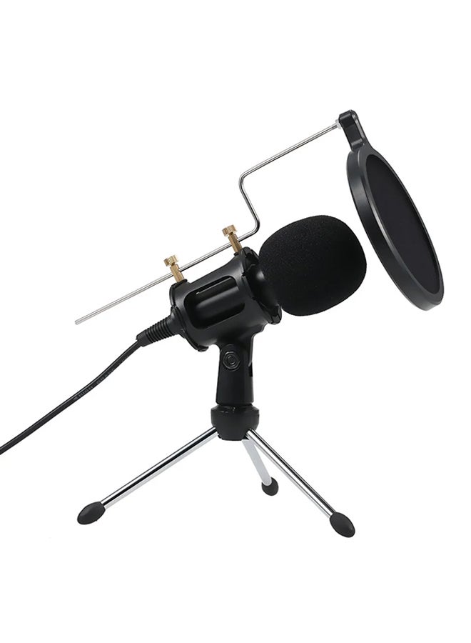 Generic - Microphone Condenser With Stand C4805 Black - Image 1