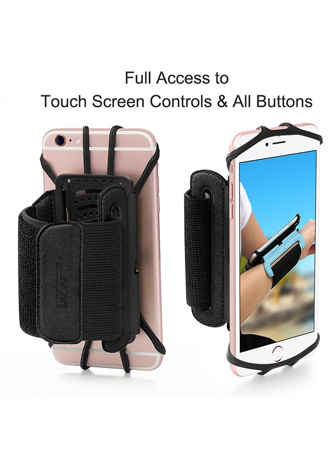 في يو بي حامل للهاتف يوضع على المعصم أسود - Image 3