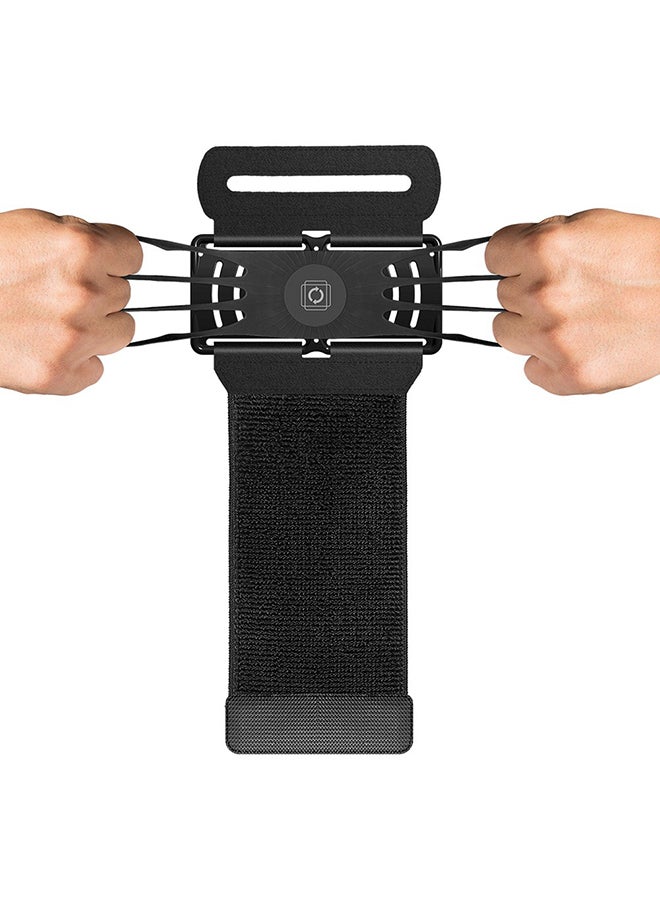 في يو بي حامل للهاتف يوضع على المعصم أسود - Image 2