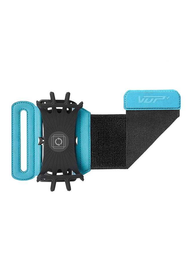 في يو بي حامل للهاتف يوضع على المعصم أسود/أزرق - Image 1