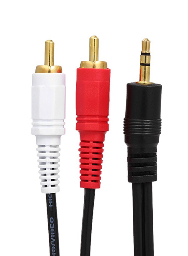 كابل صوت RCA ذكر إلى RCA ذكر أسود/أحمر/أبيض - Image 3