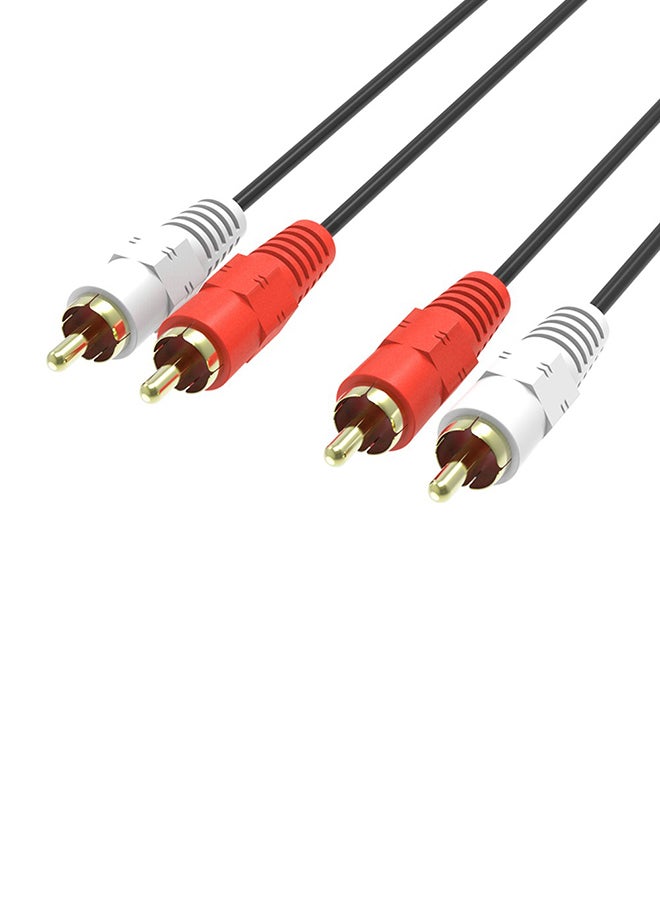 RCA Male To RCA Male Audio Video Cable Black/Red/White  - Image 3