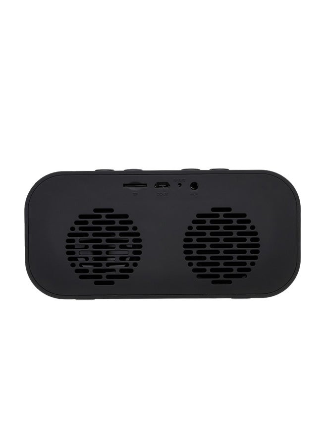 Bluetooth Speaker With Mic And LED Alarm Clock Black - v1548267193/N20102549A_3