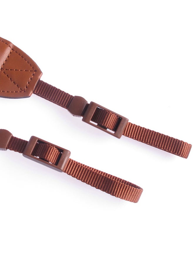 Camera Shoulder Neck Strap Brown  - Image 5