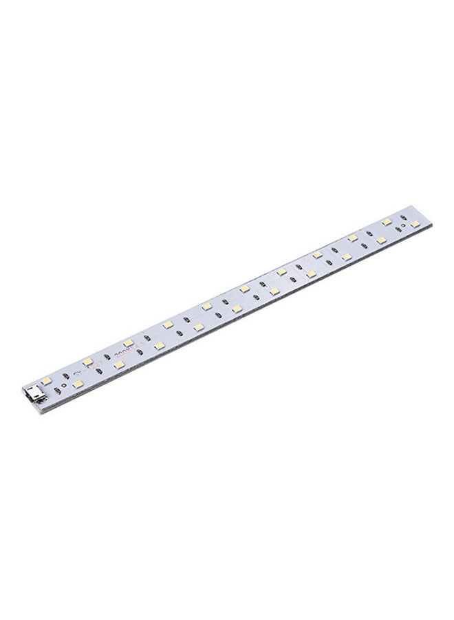 شريط إضاءة LED أبيض 28x1.5سم - Image 1