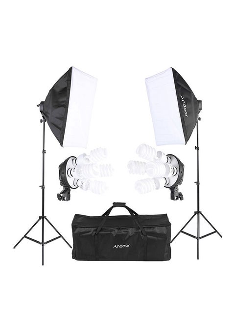 Photo Studio Lighting Kit Black/White