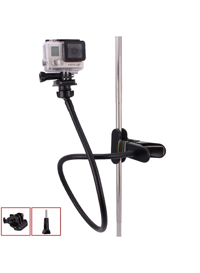 أندوير وحدة تثبيت بمشبك قابل للتعديل لحامل ثلاثي القوائم أسود - Image 4