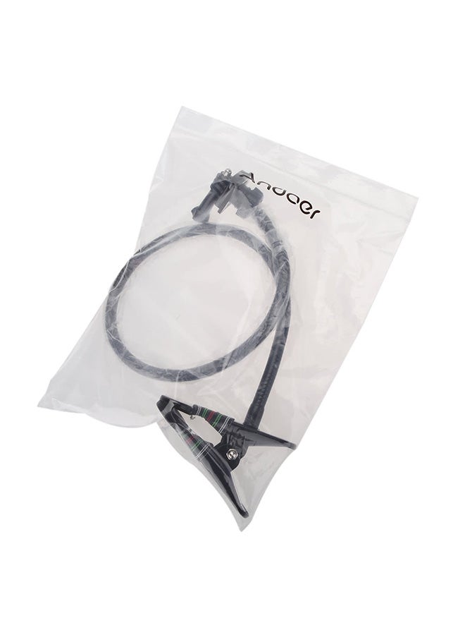 أندوير وحدة تثبيت بمشبك قابل للتعديل لحامل ثلاثي القوائم أسود - Image 5