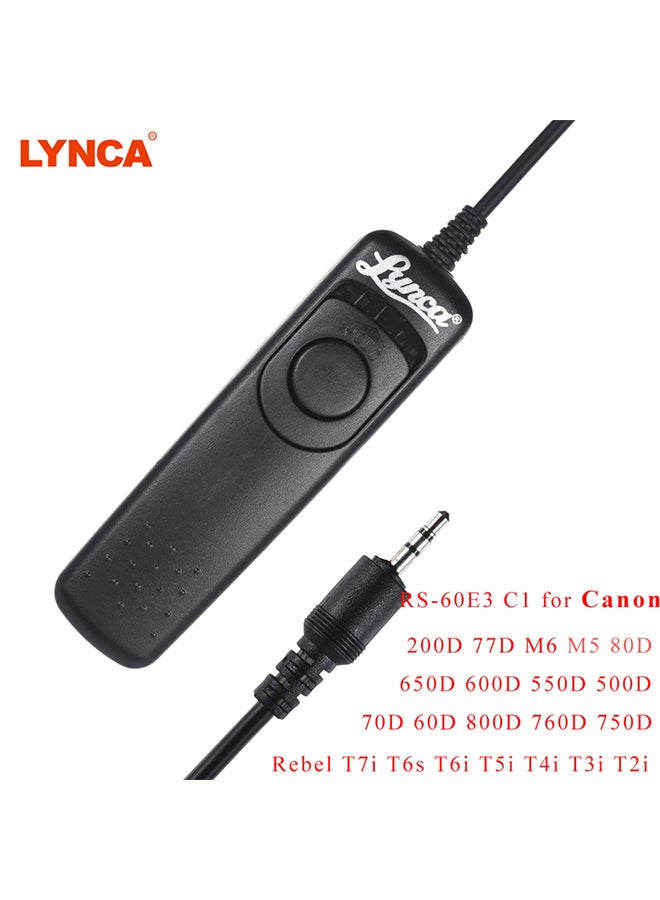 لينكا كابل تحكم عن بُعد في تحرير حاجب العدسة أسود - Image 3