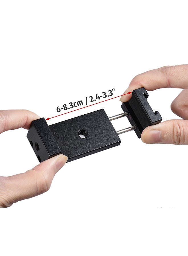 ANDOER Phone Tripod Mount Bracket Holder Black - Image 5