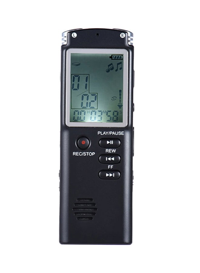 Voice Recorder MP3 Player OS0124 Black  - Image 1