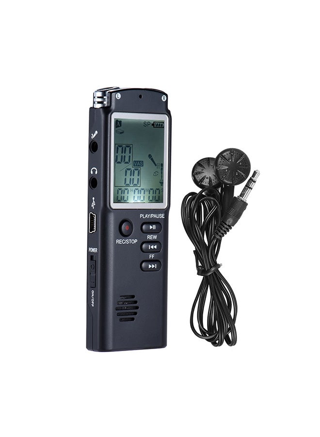 Voice Recorder MP3 Player OS0124 Black  - Image 5