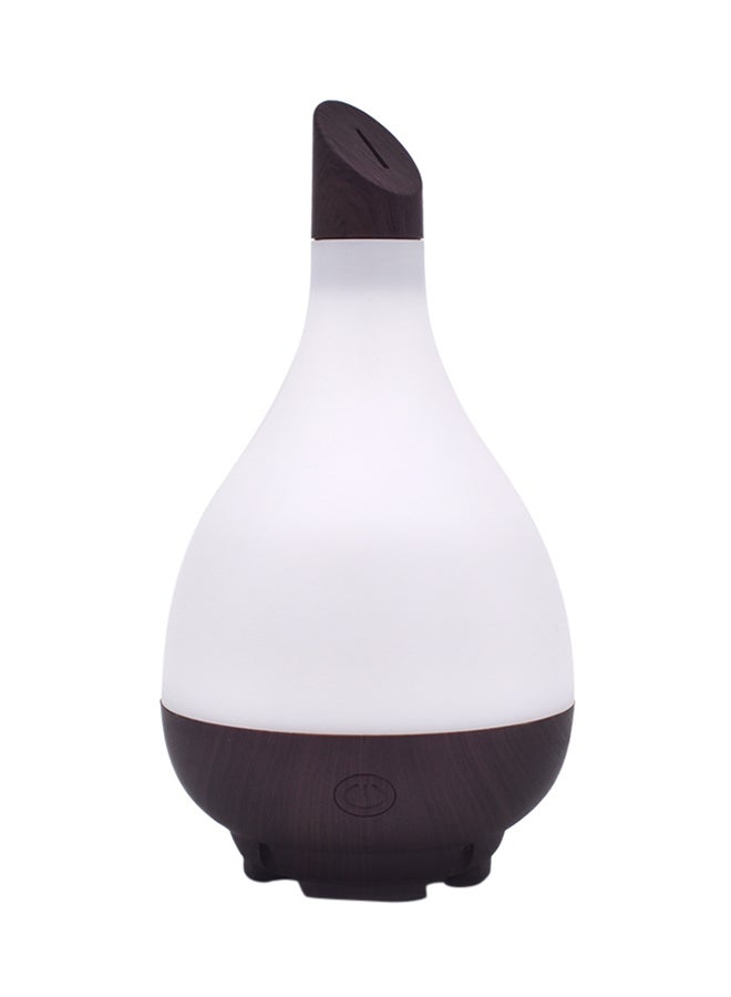 NAGOMI Ultrasonic Essential Oil Humidifier And Diffuser White/Brown 10x10x12cm - Image 1