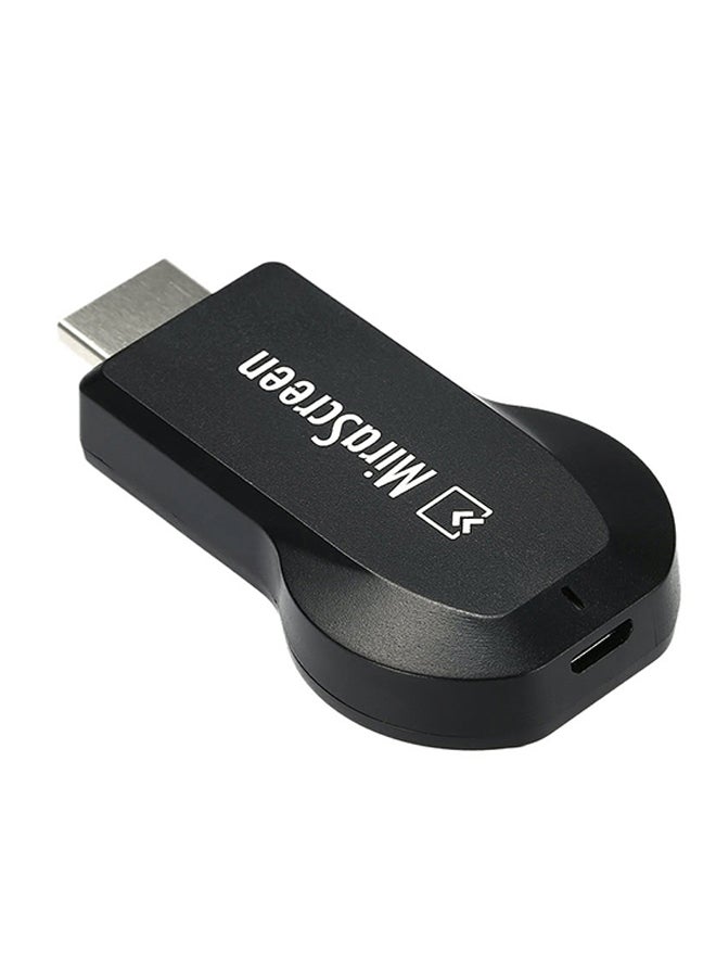 Wi-Fi Display Receiver With HD Plug Black
