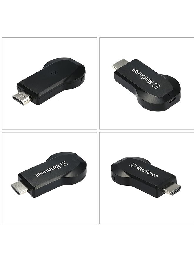 Wi-Fi Display Receiver With HD Plug Black