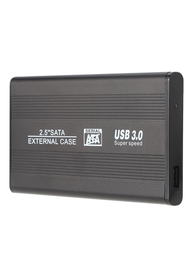USB 3.0 Portable Superspeed Case For 2.5" SATA Hard Drive Black - Image 1