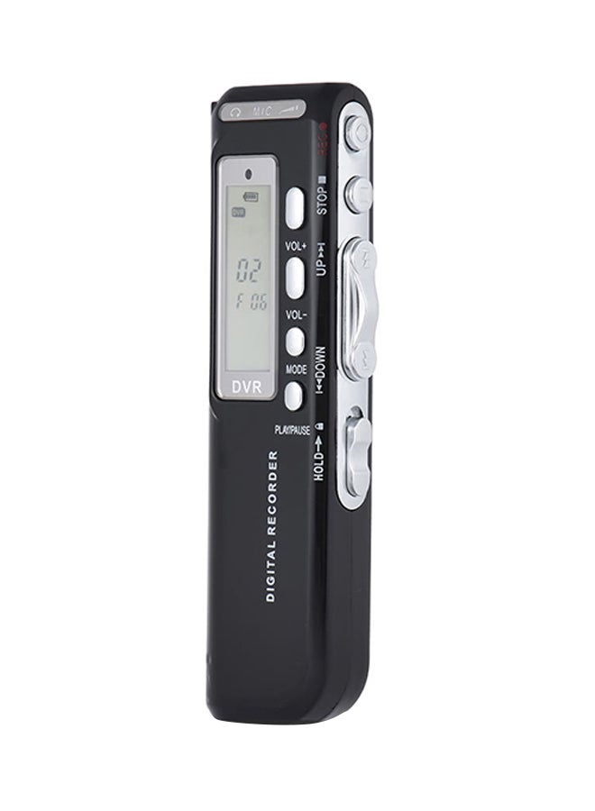 Generic - Digital Voice Recorder With MP3 Player OS0122 Black/Silver - Image 1