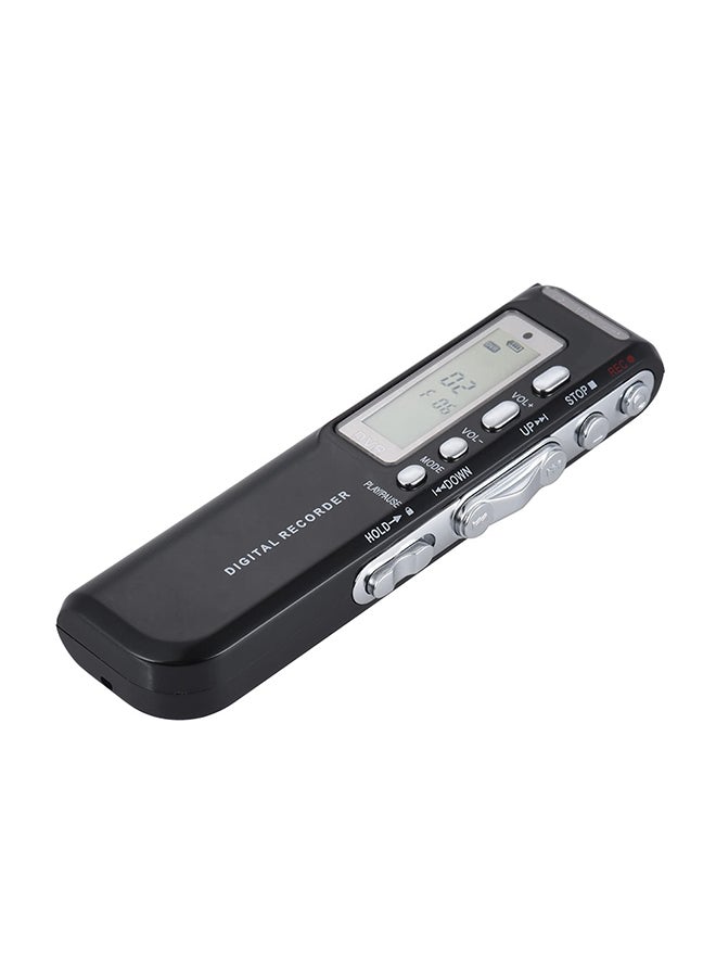 Generic - Digital Voice Recorder With MP3 Player OS0122 Black/Silver - Image 1