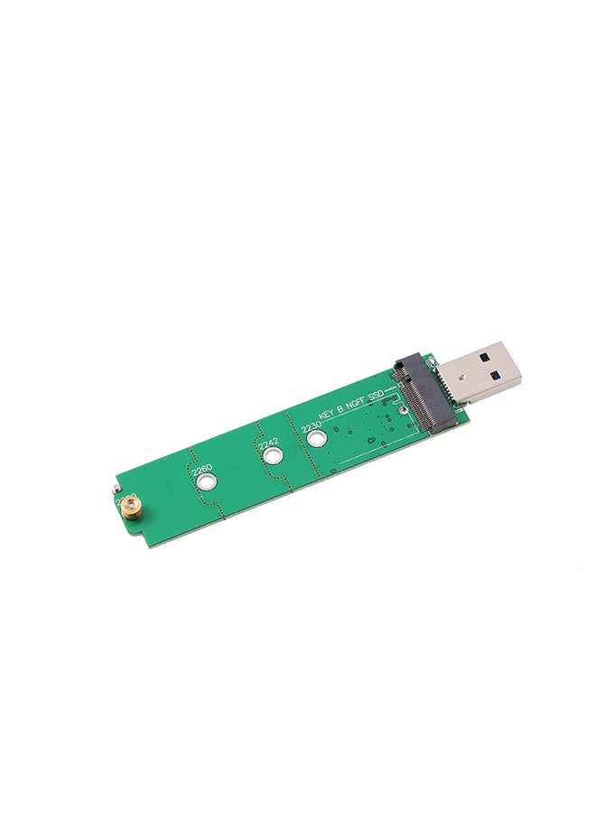 Enclosure Adapter Storage Case For M2 SATA-Based B Key SSD Gold - Image 2