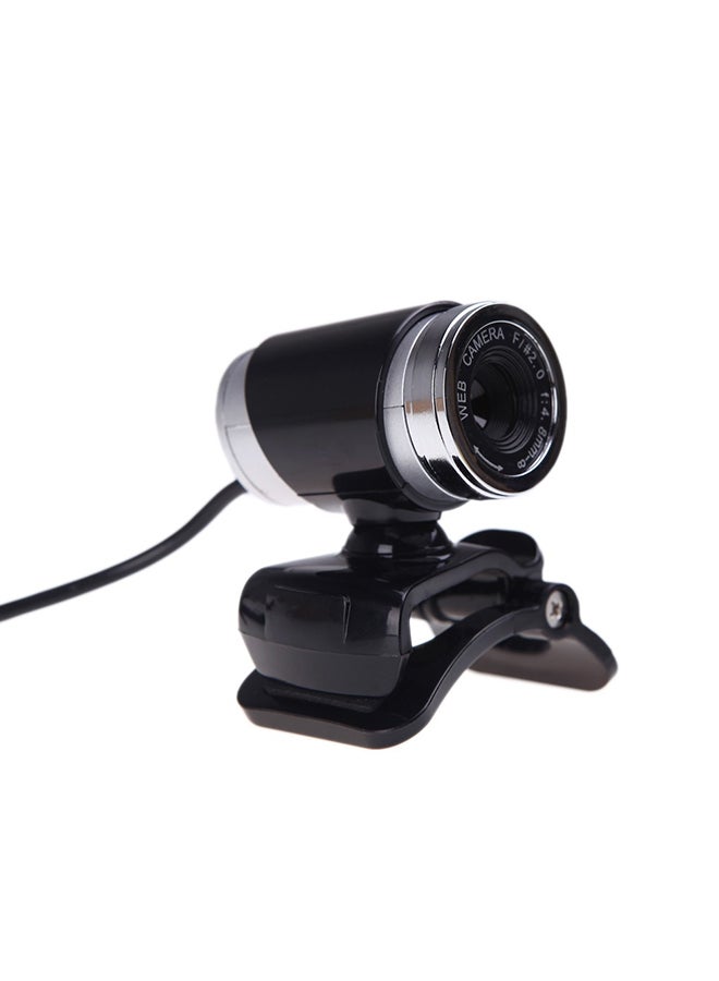 Clip-On HD Web Cam With Mic Black/Silver - Image 2