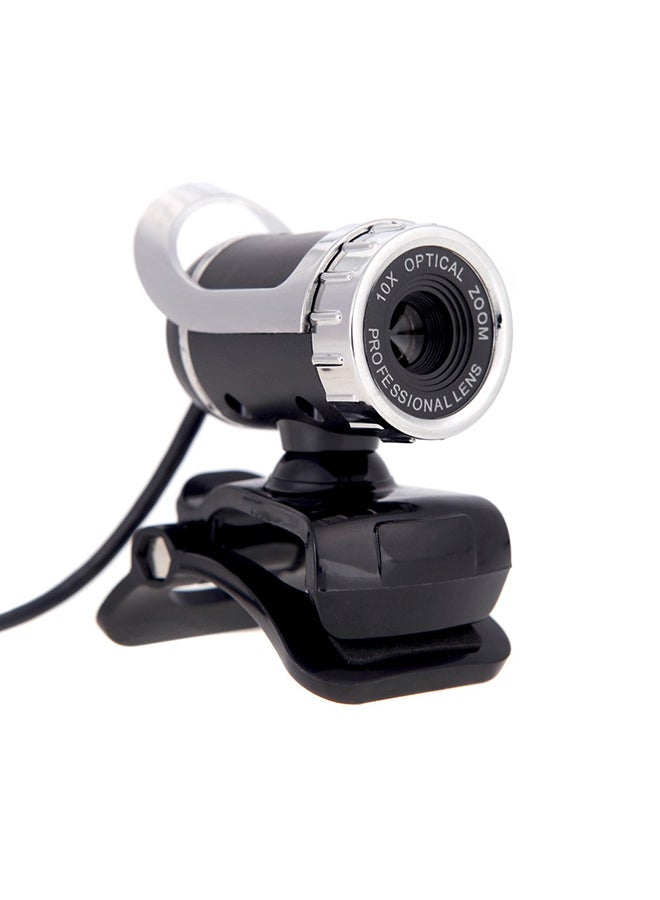 Clip-On HD Web Cam With Mic Black/Silver - Image 3