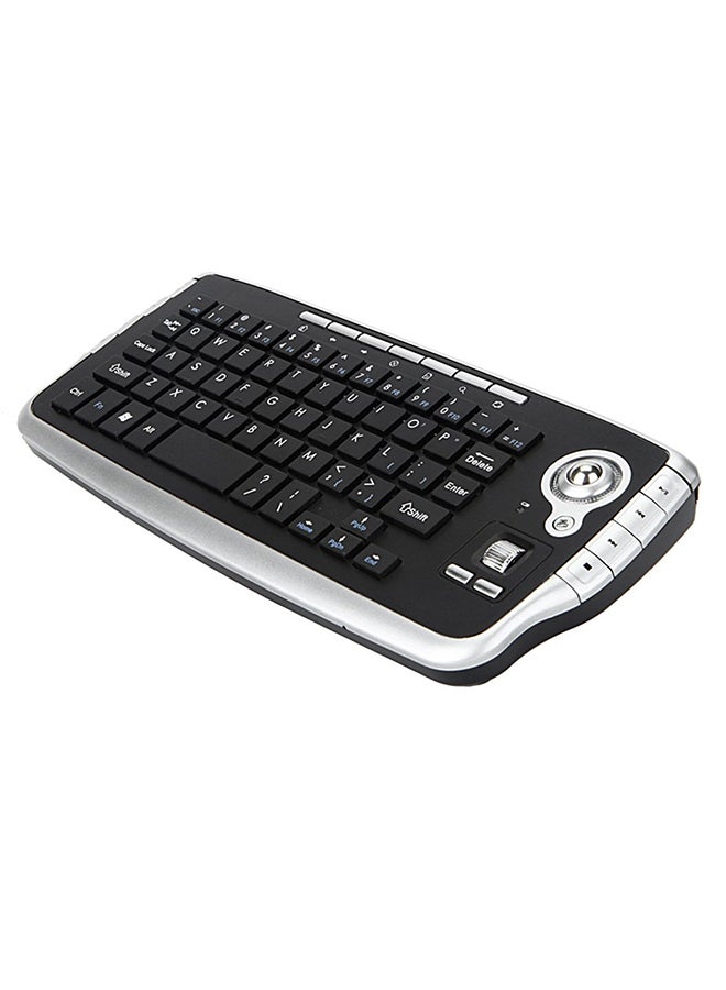 E30 Wireless Keyboard With Trackball Silver/Black