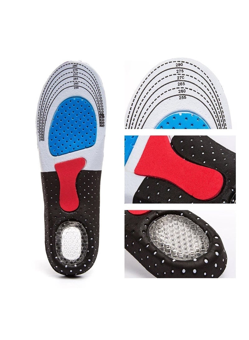 Generic - Orthopedic Foot Arch Sport Shoe Gel Insoles Multicolour - Image 1