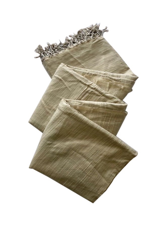Cotton Beach Towel Beige 300x200cm 