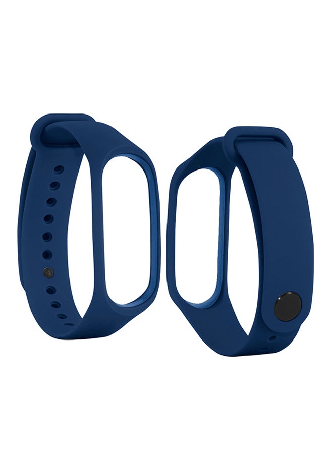 Generic - Replacement Strap For Xiaomi Mi Band 3 Deep Blue - Image 1