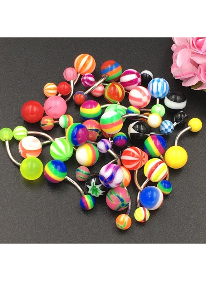 Generic 20-Piece Assorted Ball Navel Belly Button Rings  - Image 4
