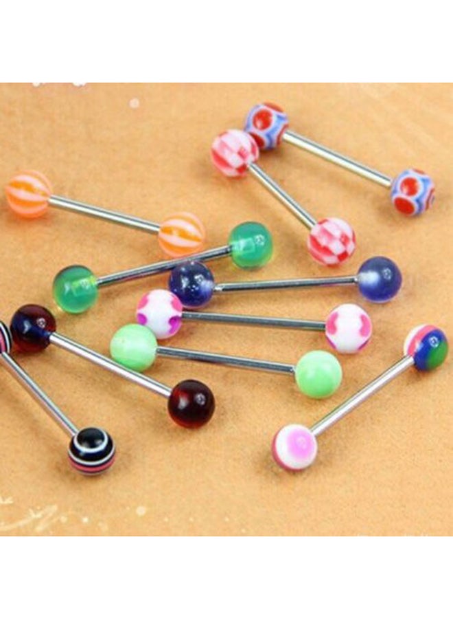 Generic - 20-Piece Assorted Ball Tongue Rings - Image 1