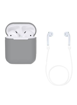 Protective Pouch With Cable For Apple AirPods Charging Case Grey - v1548318831/N16971522A_1