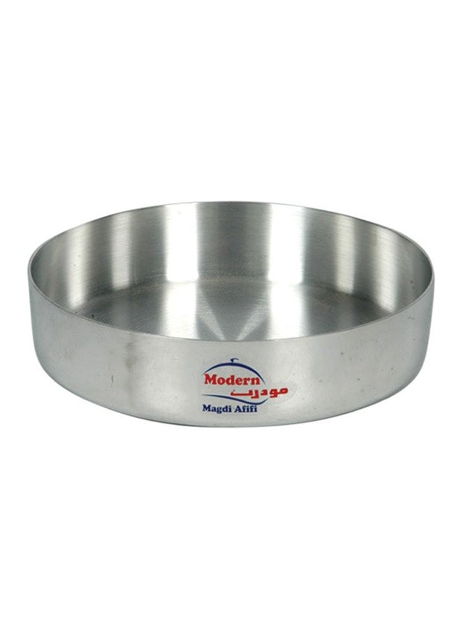 NOUVAL Aluminum Round Oven Tray Silver 36cm 
