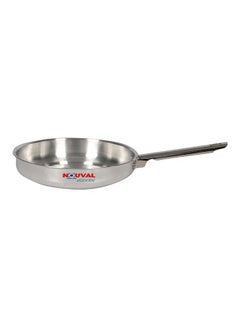 NOUVAL Aluminum Fry Pan With Stainless Steel Handle Silver 30cm 