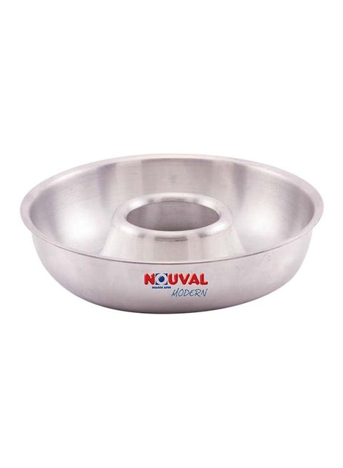 Aluminum Round Cake Tin Silver 24cm